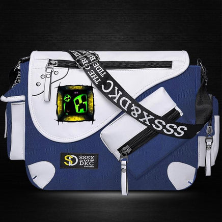 Minecraft Backpack Male Female Students Single Creeper Backpack Unique Premium Quality B103 M