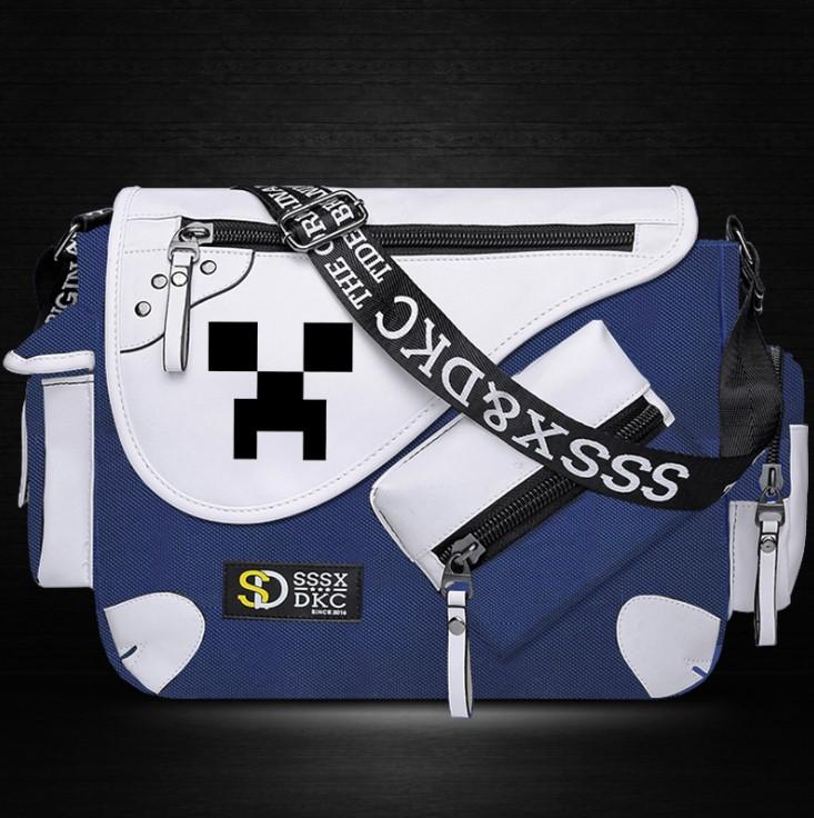Minecraft Backpack Male Female Students Single Creeper Backpack Unique Premium Quality B107 - Lusy Store