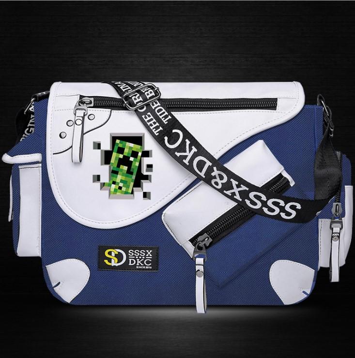 Minecraft Backpack Male Female Students Single Creeper Backpack Unique Premium Quality B108 - Lusy Store