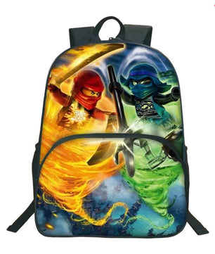 Minecraft Backpack Pattern School Bag Lego Backpacks Travel Backpacks - Lusy Store