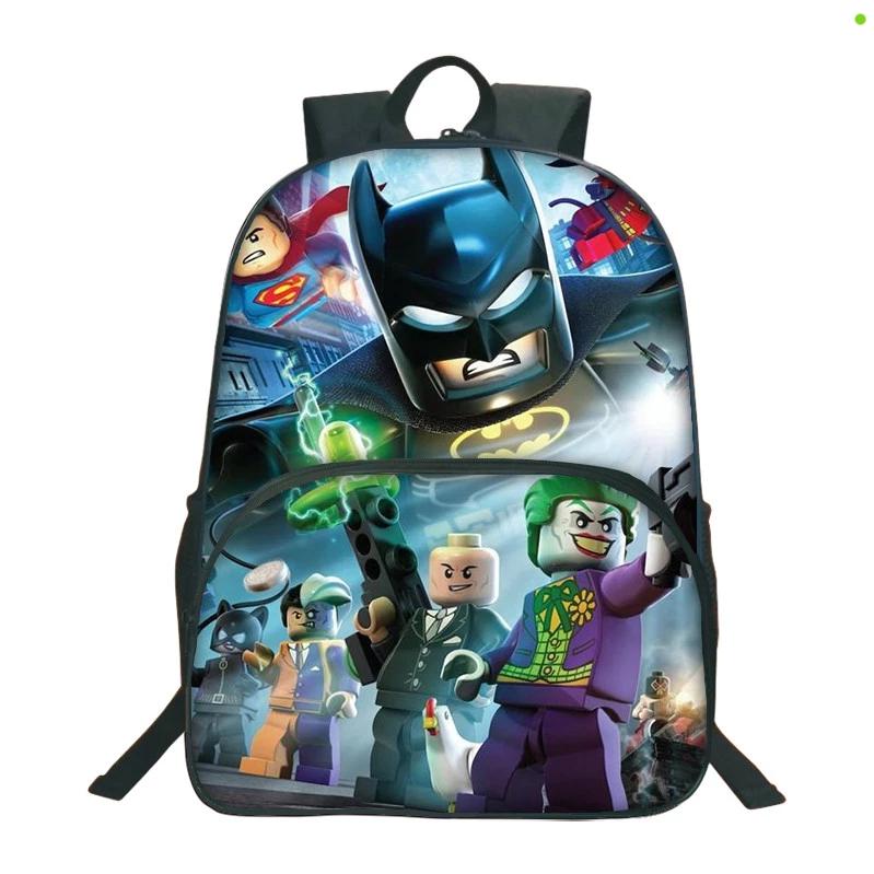 Minecraft Backpack Pattern School Bag Lego Backpacks Travel Backpacks - Lusy Store