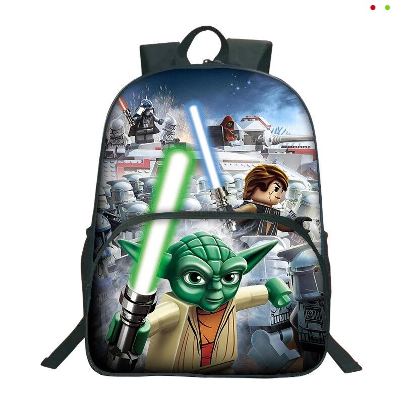 Minecraft Backpack Pattern School Bag Lego Backpacks Travel Backpacks - Lusy Store