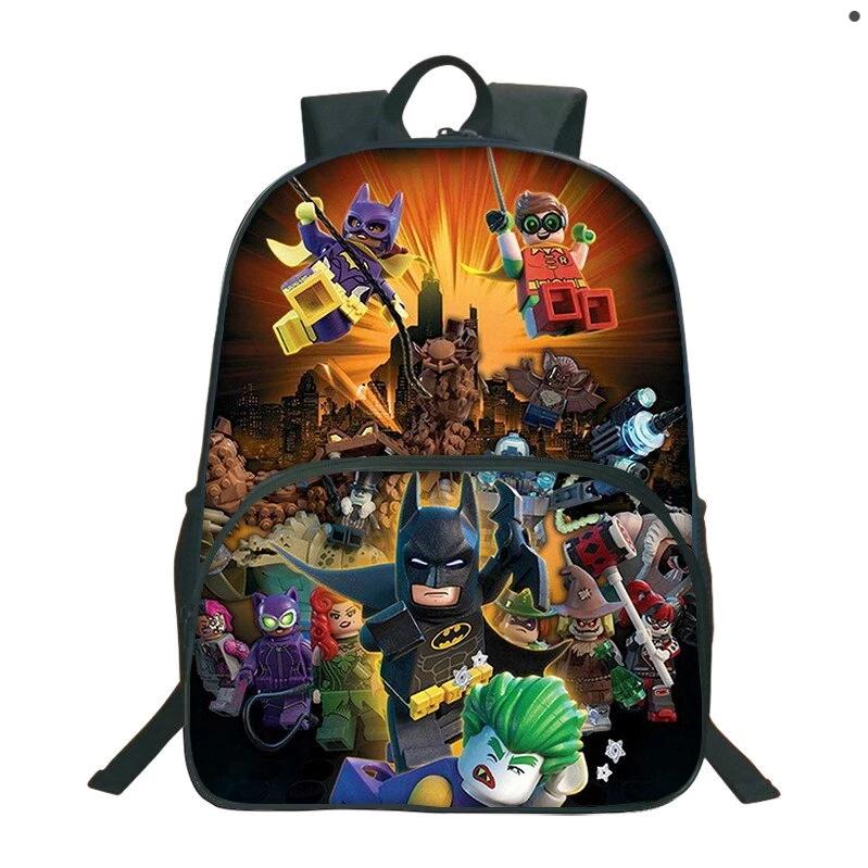 Minecraft Backpack Pattern School Bag Lego Backpacks Travel Backpacks - Lusy Store