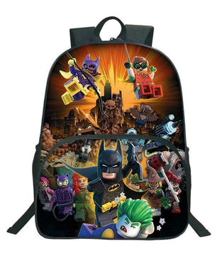 Minecraft Backpack Pattern School Bag Lego Backpacks Travel Backpacks - Lusy Store