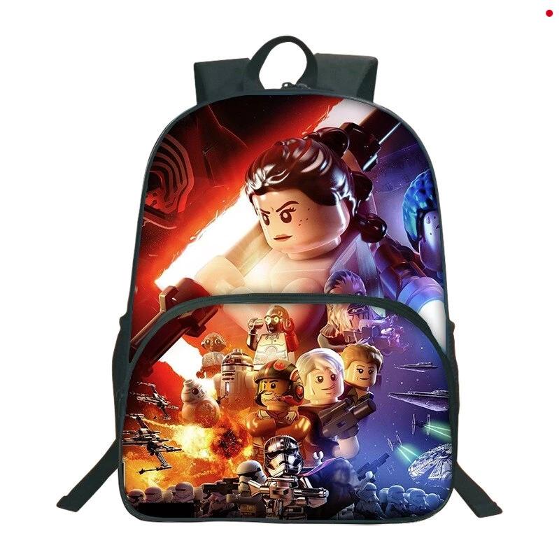 Minecraft Backpack Pattern School Bag Lego Backpacks Travel Backpacks - Lusy Store
