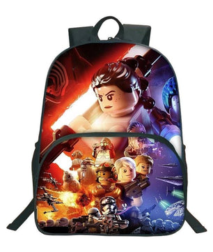 Minecraft Backpack Pattern School Bag Lego Backpacks Travel Backpacks - Lusy Store