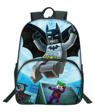 Minecraft Backpack Pattern School Bag Lego Backpacks Travel Backpacks - Lusy Store