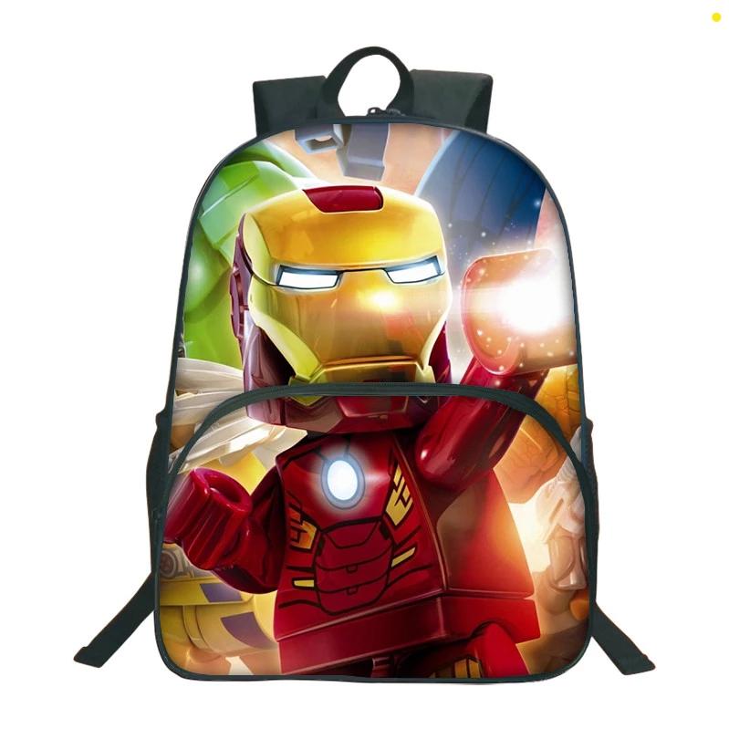 Minecraft Backpack Pattern School Bag Lego Backpacks Travel Backpacks - Lusy Store
