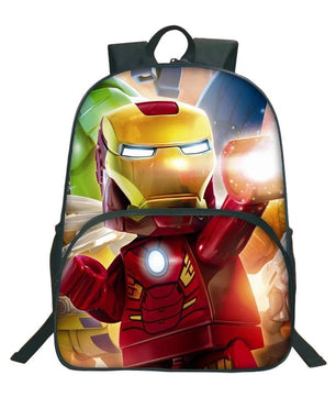 Minecraft Backpack Pattern School Bag Lego Backpacks Travel Backpacks - Lusy Store