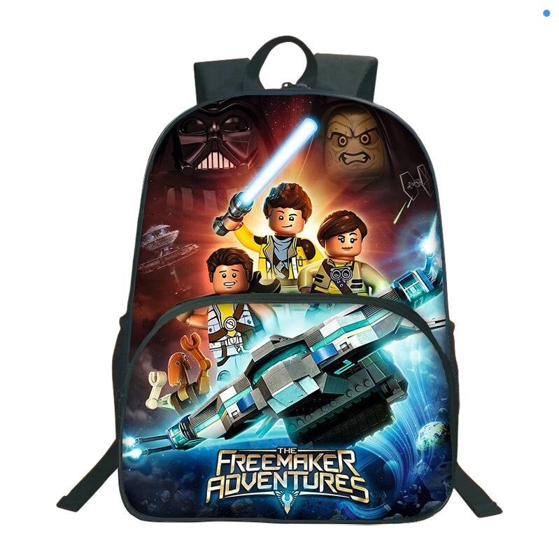 Minecraft Backpack Pattern School Bag Lego Backpacks Travel Backpacks - Lusy Store