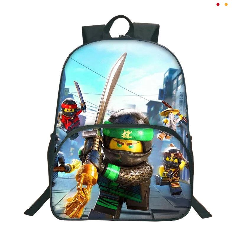 Minecraft Backpack Pattern School Bag Lego Backpacks Travel Backpacks - Lusy Store