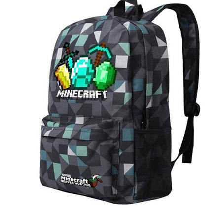 Minecraft Backpack Premium Quality Schoolbag Students Backpack - Lusy Store