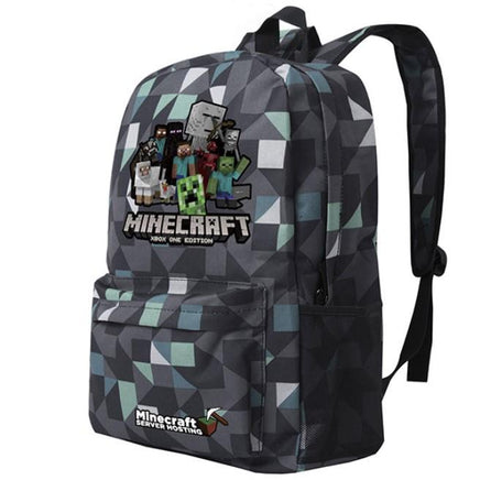 Minecraft Backpack Premium Quality Schoolbag Students Backpack B109 - Lusy Store