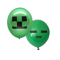 Minecraft Ballon Pixel Wars Birthday Party Decoration 24pcs