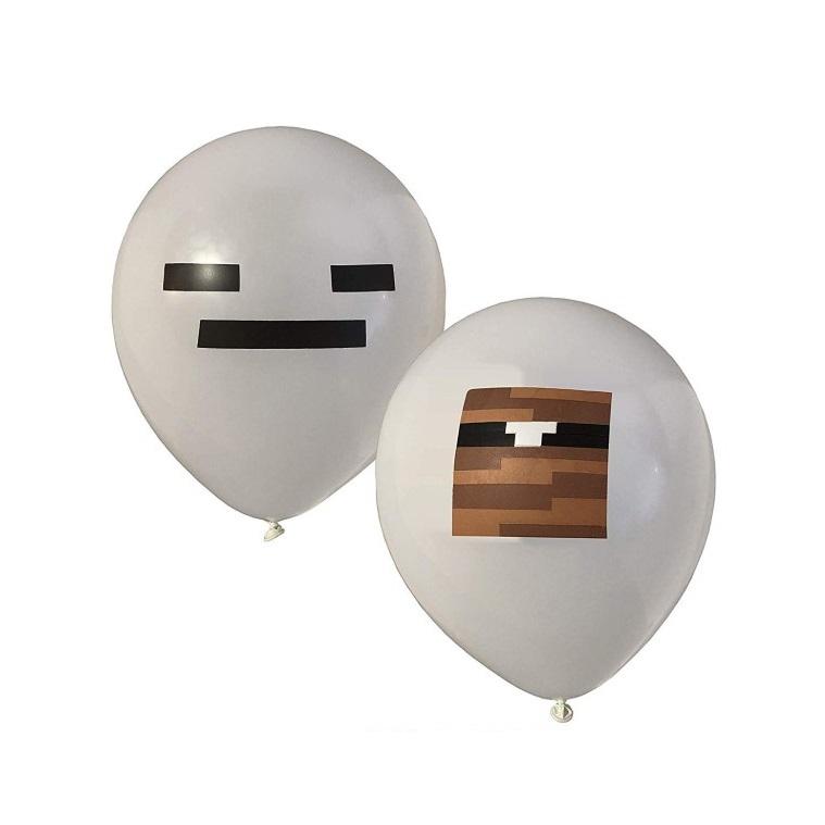 Minecraft Ballon Pixel Wars Birthday Party Decoration 24pcs - Lusy Store