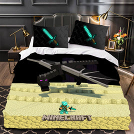 Mine Craft Bedding LS906 4 Pieces Bedding Sets