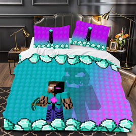 Mine Craft Bedding LS911 4 Pieces Bedding Sets