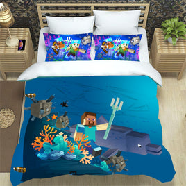 Mine Craft Bedding LS915 4 Pieces Bedding Sets