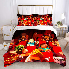 Mine Craft Bedding LS919 4 Pieces Bedding Sets