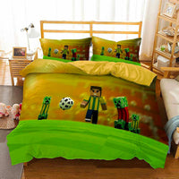 Minecraft Bedding Sets Boy Bedroom Colorful Lining Cloth D564 - Lusy Store