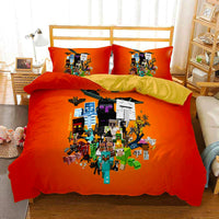 Minecraft Bedding Sets Boy Bedroom Colorful Lining Cloth D564 - Lusy Store