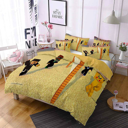 Minecraft Bedding Sets Boy Bedroom Colorful Lining Cloth D564 - Lusy Store