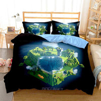 Minecraft Bedding Sets Boy Bedroom Colorful Lining Cloth D564 - Lusy Store
