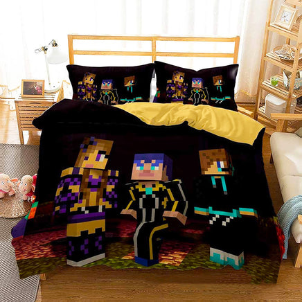 Minecraft Bedding Sets Boy Bedroom Colorful Lining Cloth D564 - Lusy Store