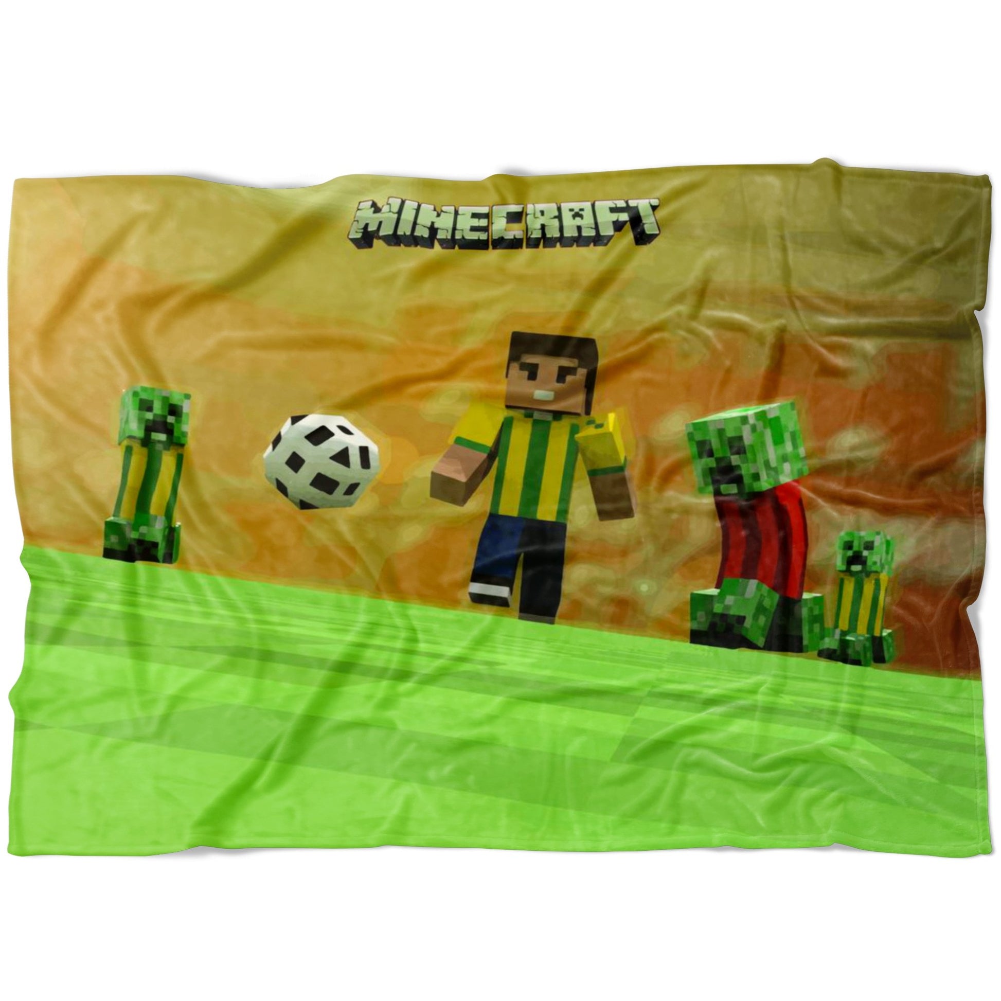 Minecraft Blanket Football Minecraft Fleece Soft Blanket MC903 - Lusy Store