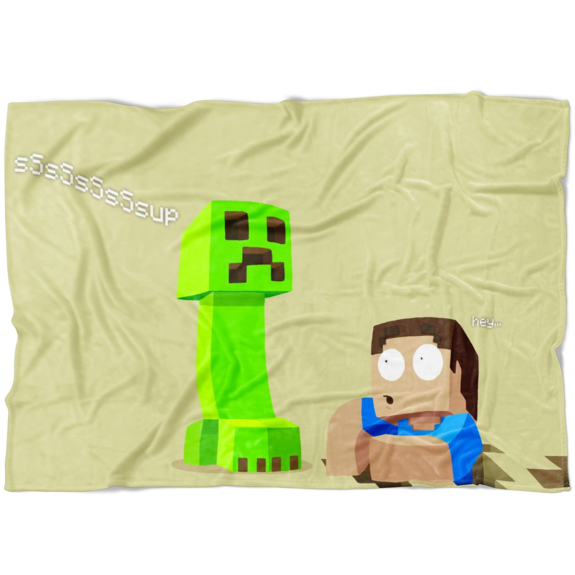 Minecraft Blanket Funny Minecraft Fleece Soft Blanket MC899 - Lusy Store