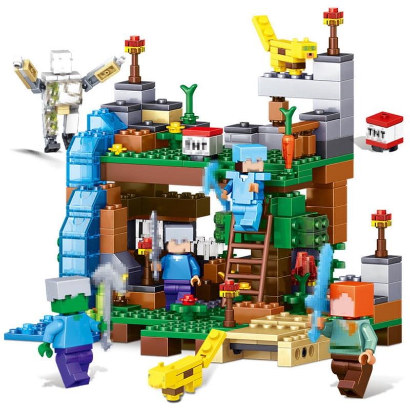Minecraft Block Lepining Village City Tree House Warhorse Bricks Toys For Children - Lusy Store