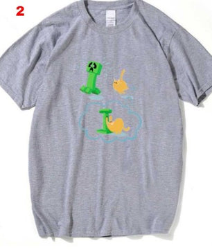 Minecraft Creeper Cats T Shirt Men - Lusy Store