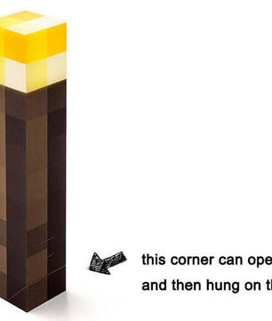 Minecraft Creeper Light Up Minecraft Torch LED Night Wall Light Home Party Decorations - Lusy Store