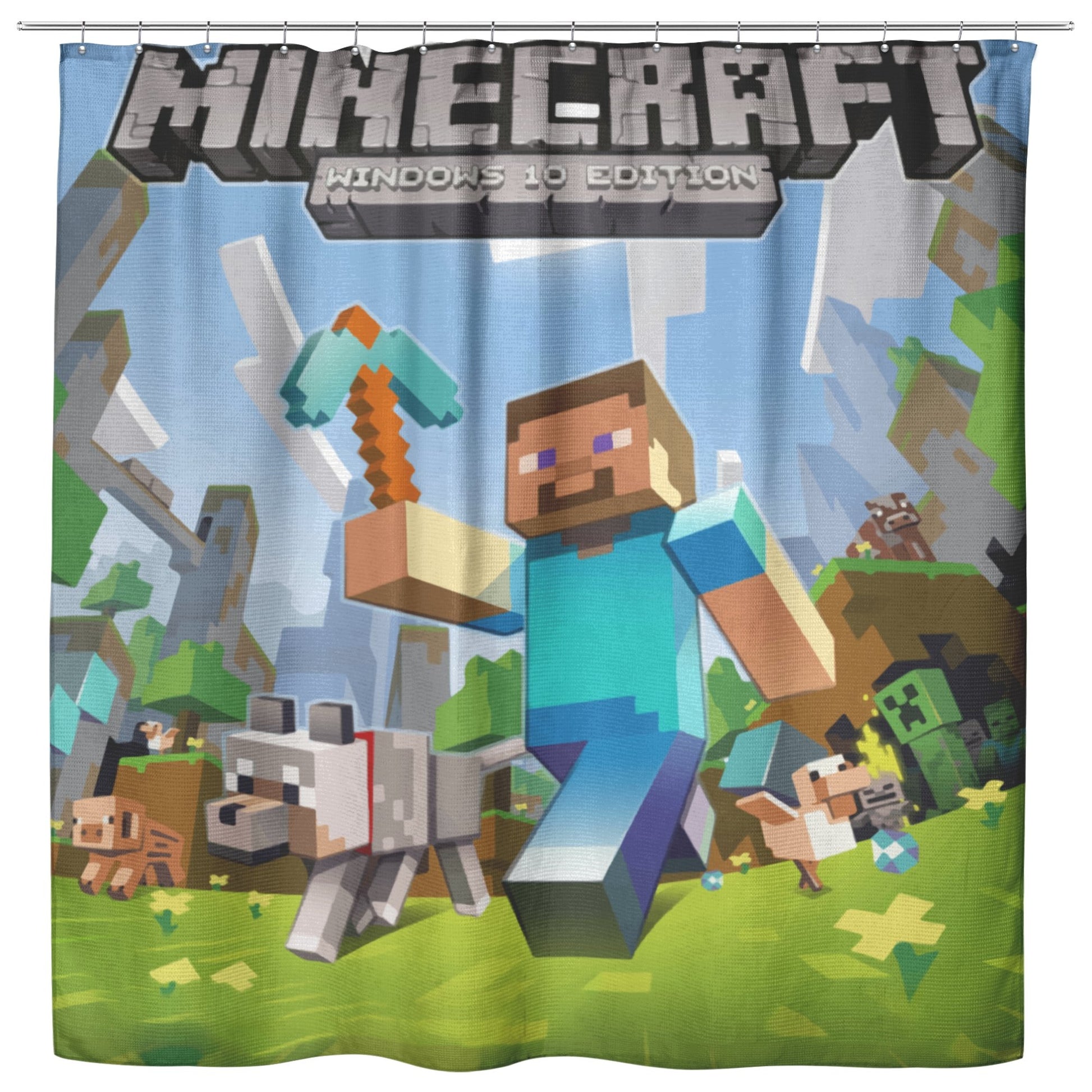 Minecraft Curtain Steven and Sky - Lusy Store