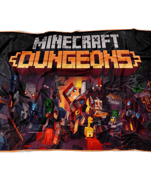 Minecraft Dungeons Fleece Blanket Lightweight Supremely Soft - Lusy Store