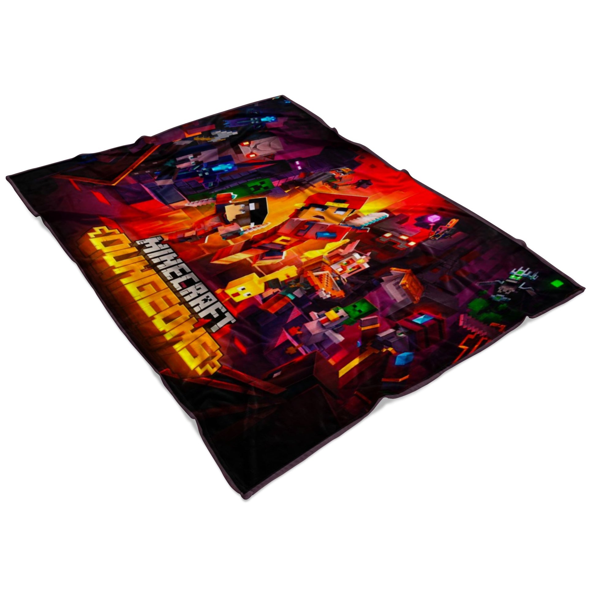 Minecraft Dungeons Fleece Blanket Lightweight Supremely Soft Gift For Kids - Lusy Store