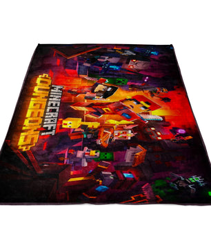Minecraft Dungeons Fleece Blanket Lightweight Supremely Soft Gift For Kids - Lusy Store