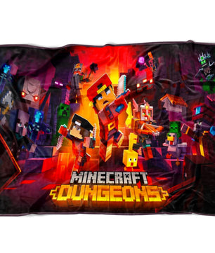 Minecraft Dungeons Fleece Blanket Lightweight Supremely Soft Gift For Kids - Lusy Store