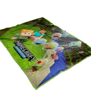 Minecraft Education Edition Fleece Blanket Lightweight Supremely Soft Gift For Kid - Lusy Store
