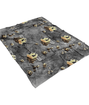Minecraft Feece Blanket Minecraft Bees Grey Blanket LS0765 - Lusy Store