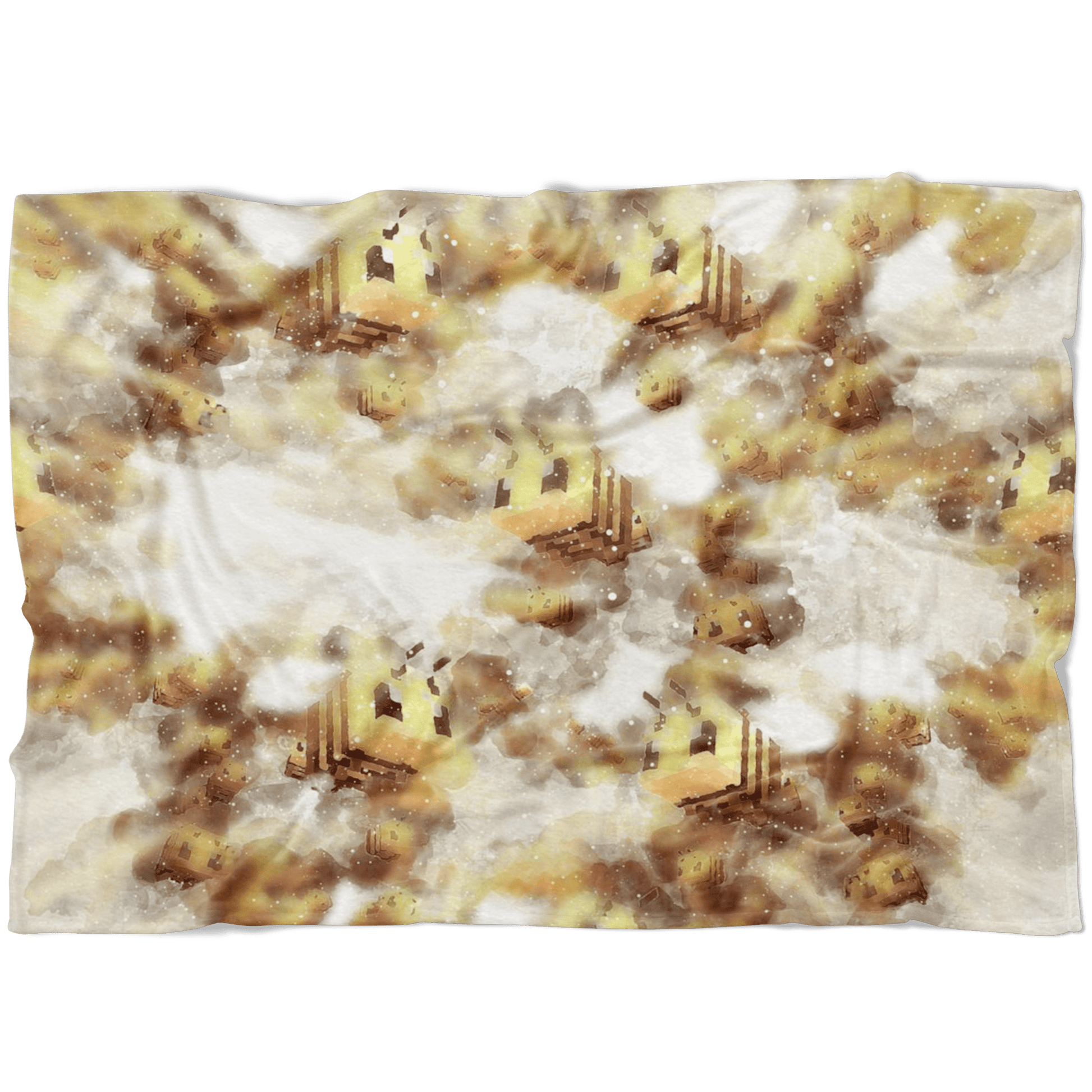 Minecraft Feece Blanket Minecraft Bees GreyBlanket LS0806 - Lusy Store