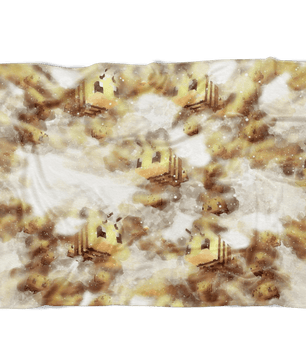 Minecraft Feece Blanket Minecraft Bees GreyBlanket LS0806 - Lusy Store
