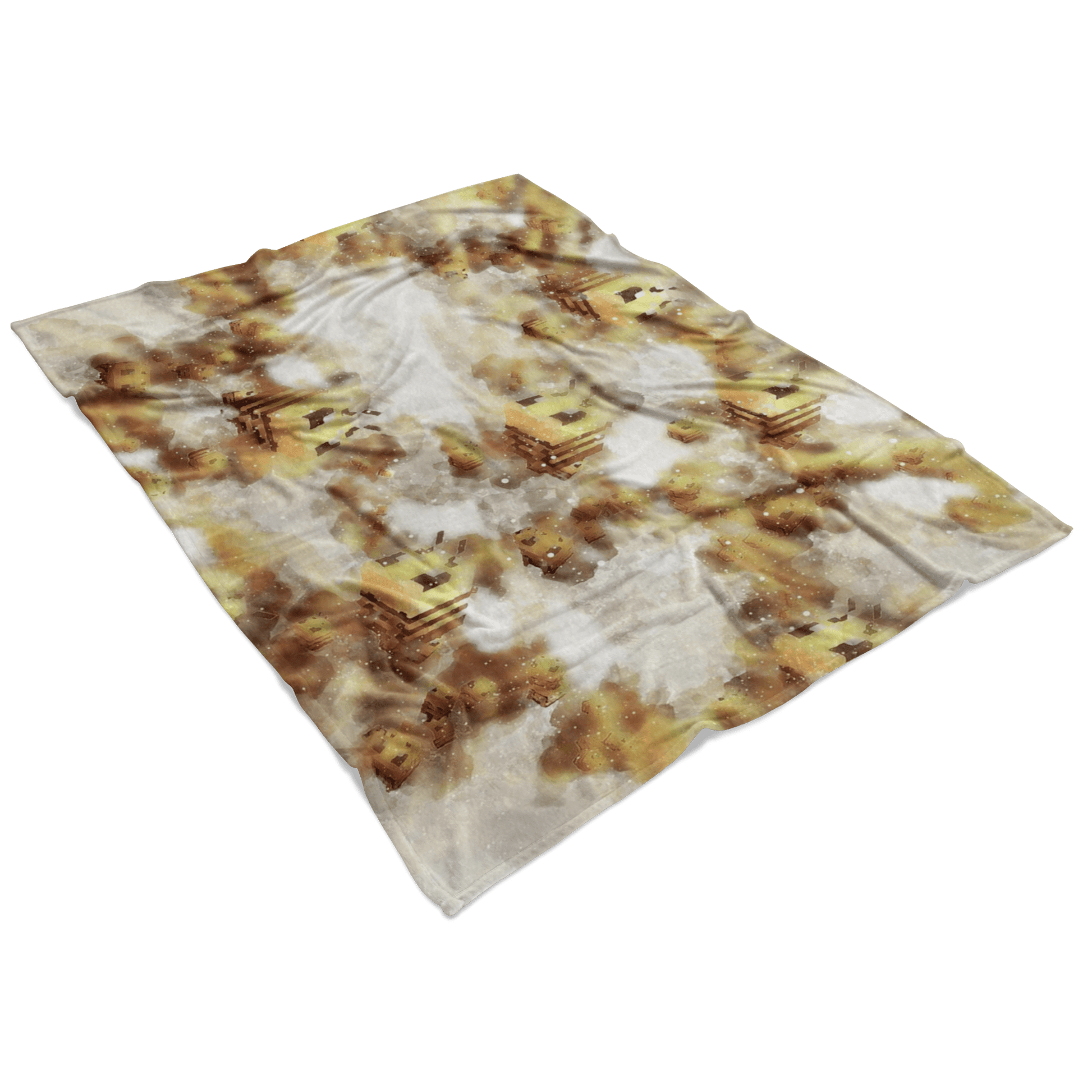 Minecraft Feece Blanket Minecraft Bees GreyBlanket LS0806 - Lusy Store