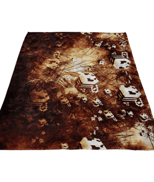 Minecraft Feece Blanket Minecraft Bees Grunge Black Blanket - Lusy Store