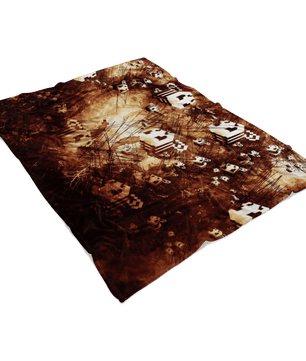 Minecraft Feece Blanket Minecraft Bees Grunge Black Blanket - Lusy Store