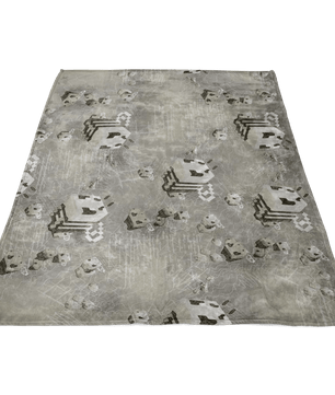 Minecraft Feece Blanket Minecraft Bees Leonardo Grey Blanket - Lusy Store