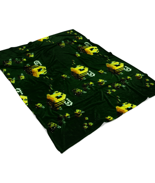 Minecraft Feece Blanket Minecraft Bees Magic Night Black Blanket - Lusy Store