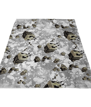 Minecraft Feece Blanket Minecraft Bees Modernity Grey Blanket - Lusy Store