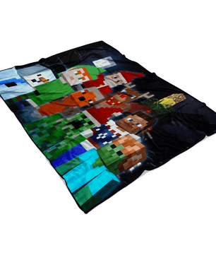 Minecraft Festive Fleece Blanket Lightweight Supremely Soft & Cozy Warm And Super Comfortable Best Gift For Kids - Lusy Store