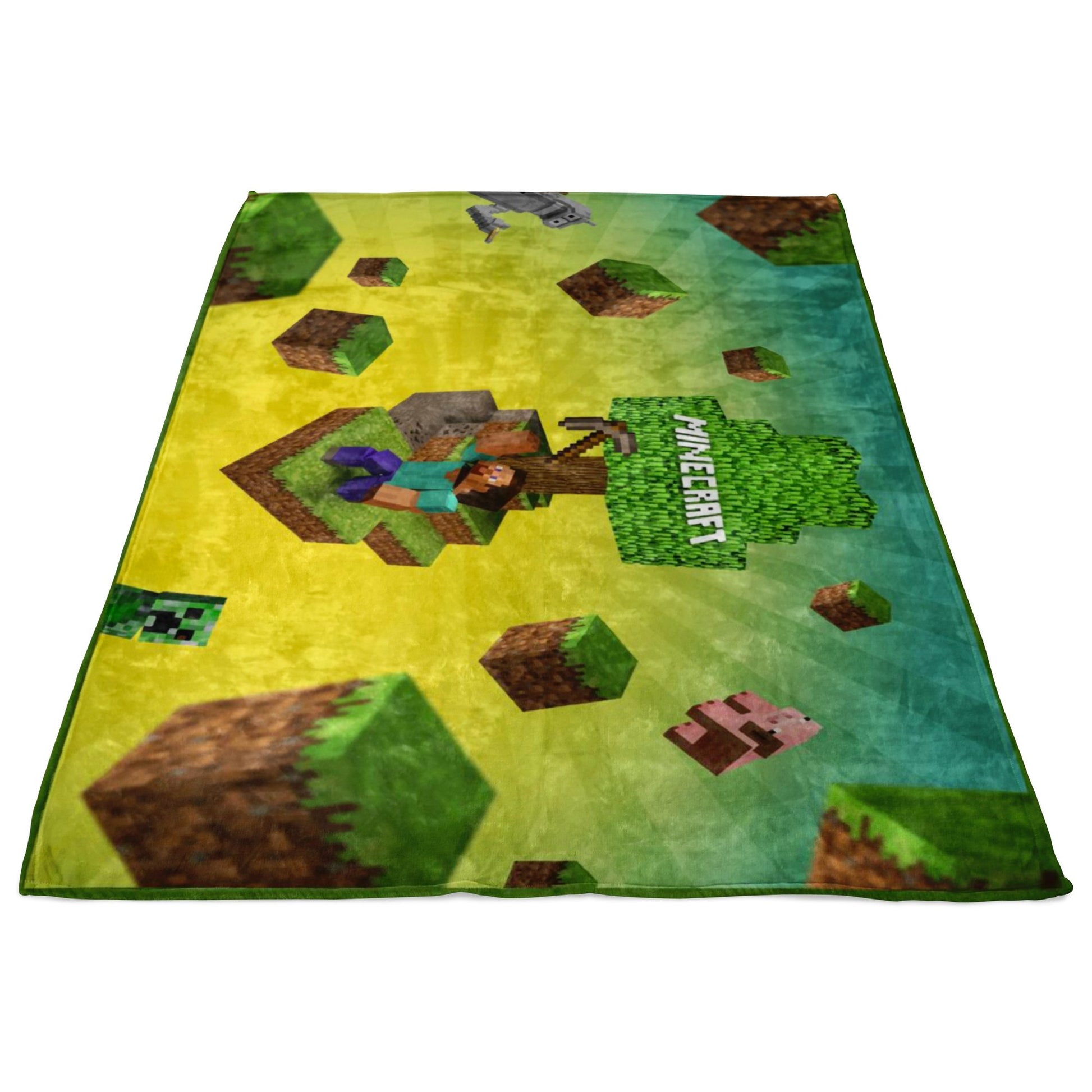 Minecraft Fleece Blanket 3D Blanket Three Size Towel Travel Fleece - Lusy Store